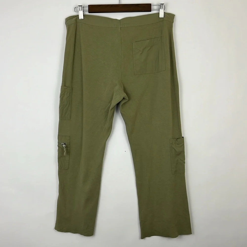 Gap Stretch earth sage green capri pants S - Picture 2 of 11